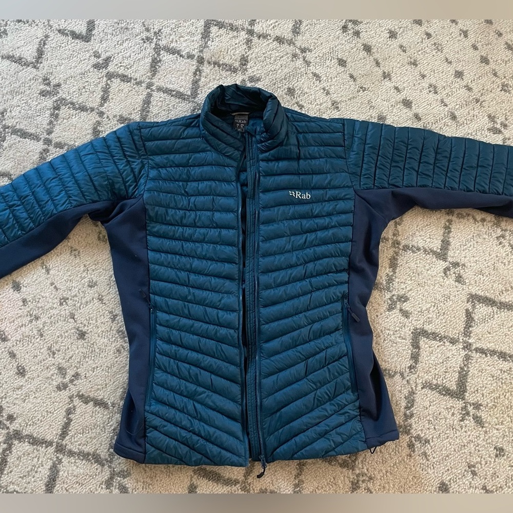 Men’s RAB down jacket, Blue
